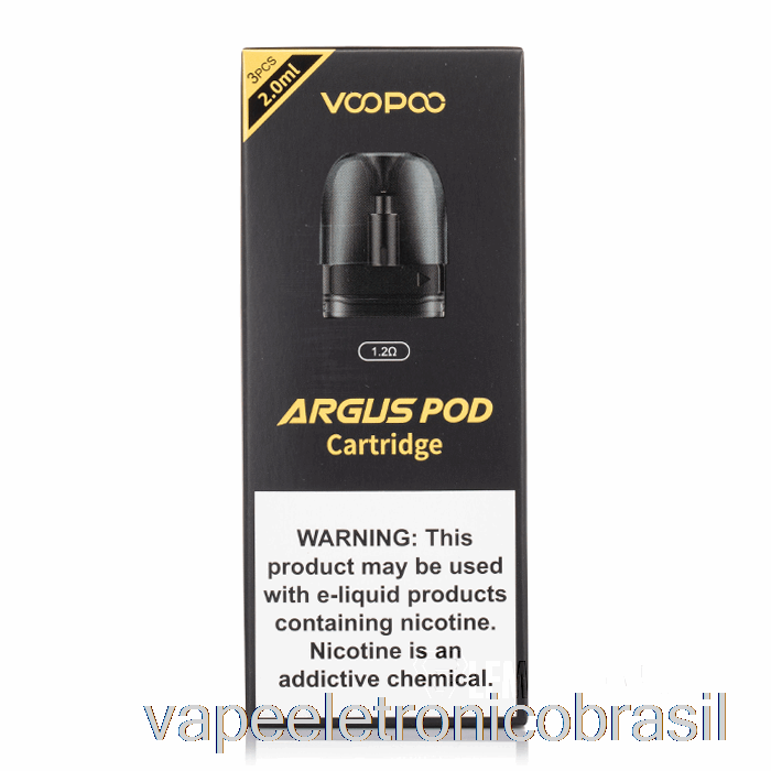 Vape Recarregável Voopoo Argus Pods De Substituição Pods 1.2ohm Pods